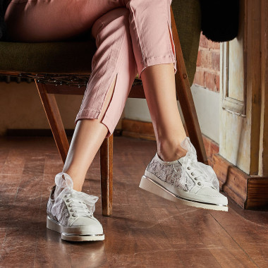 Sneakersy damskie APIA Pulia Nap. Bianco