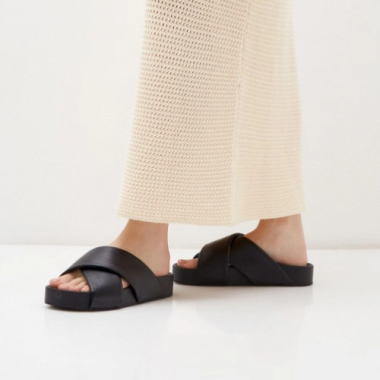 Klapki damskie HOGL 9-102910 Black Celeste