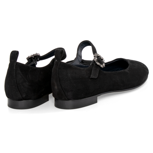 Baleriny damskie APIA Licynia Cam. Nero