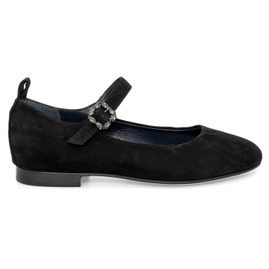 Baleriny damskie APIA Licynia Cam. Nero