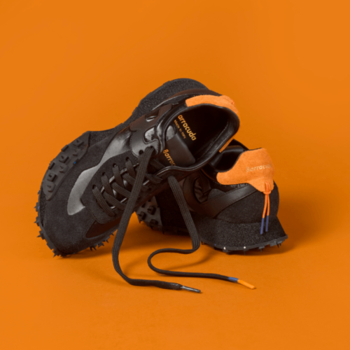 Sneakersy męskie BARRACUDA BU3436 Nero/Arancio Impact