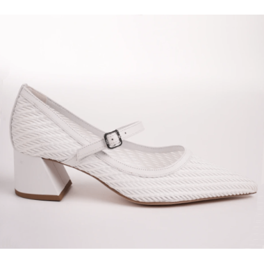 Czółenka damskie Hogl 1-104528 White Arabella