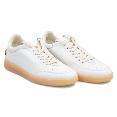 Sneakersy męskie BARRACUDA BU3355 Bianco Guga