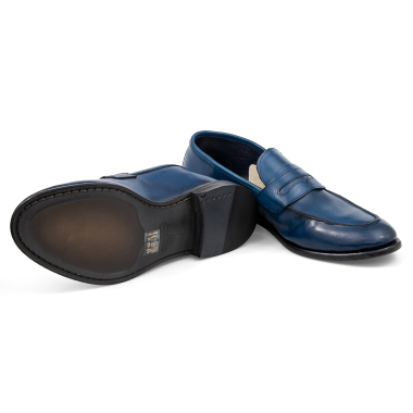 Mokasyny męskie APIA Mauro Blue