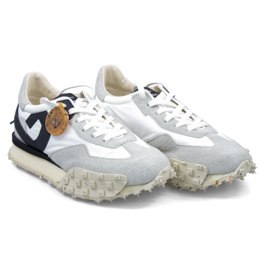 Sneakersy męskie BARRACUDA BU3542 Ghiaccio/Bianco/Nero Impact Plus