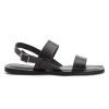 Płaskie sandały Pantera Nero-000-012730-01